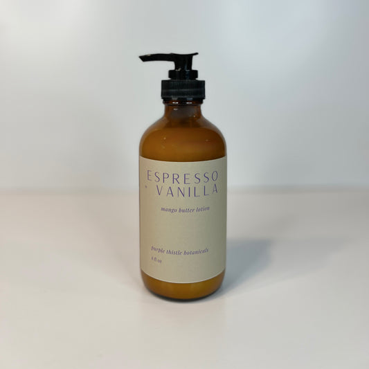 Espresso + Vanilla Mango Butter Lotion
