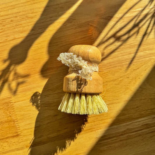 Bamboo Dish Scrub Brush