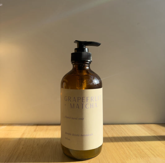 Grapefruit + Matcha Liquid Hand Soap