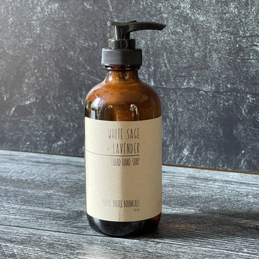 White Sage + Lavender Liquid Hand Soap